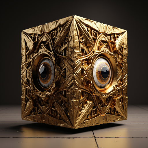 Golden Eye Cube