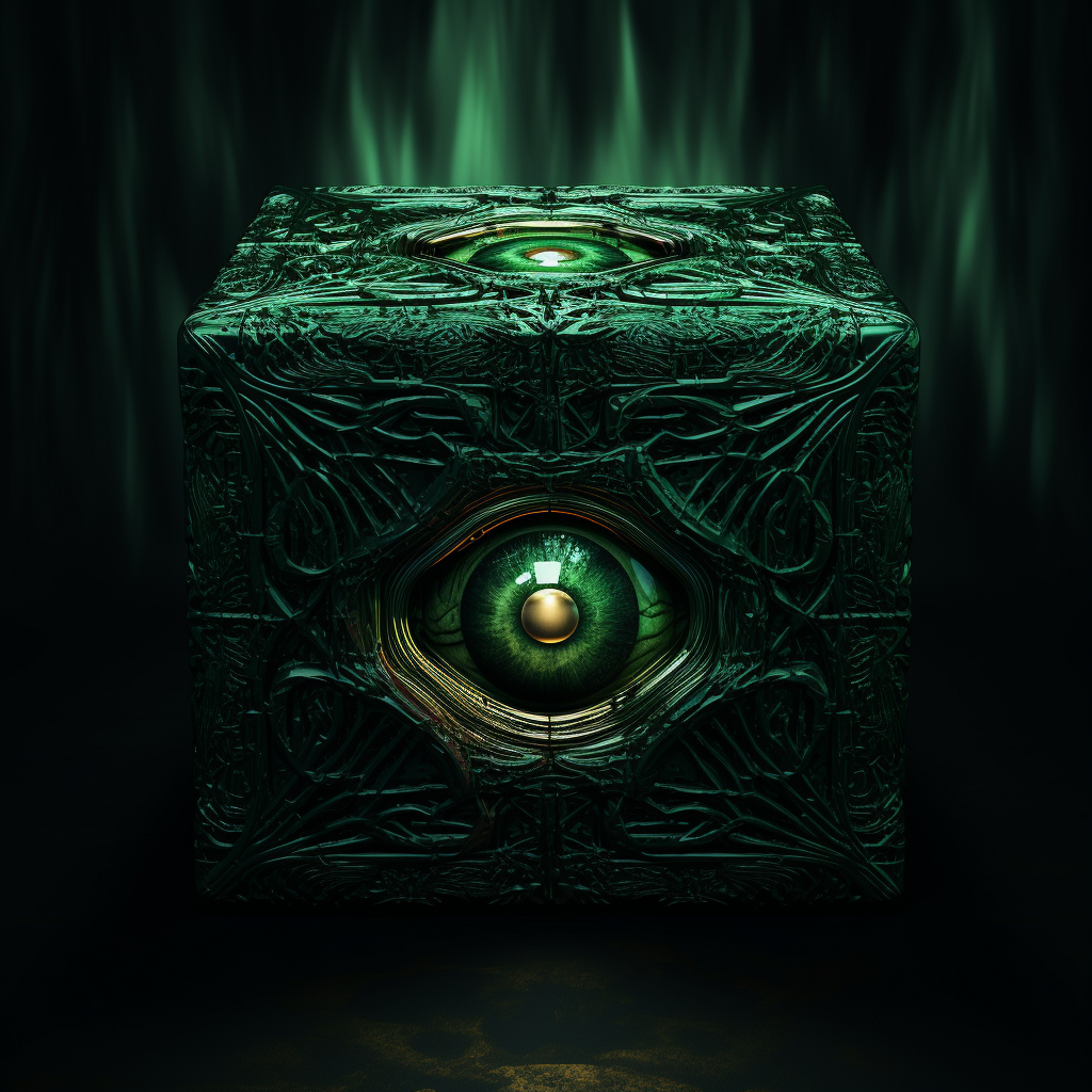 Green Eye Cube