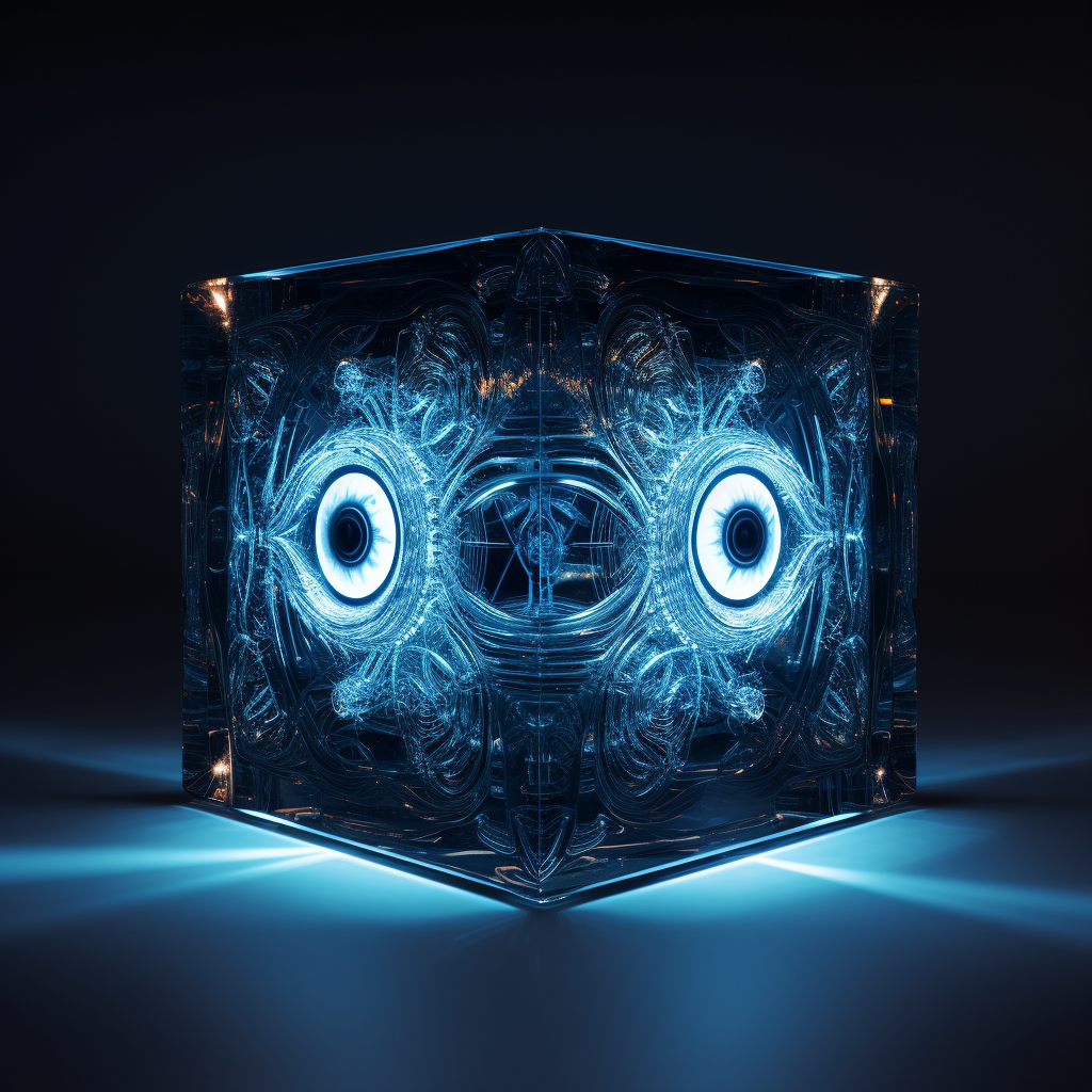 Blue Eye Cube